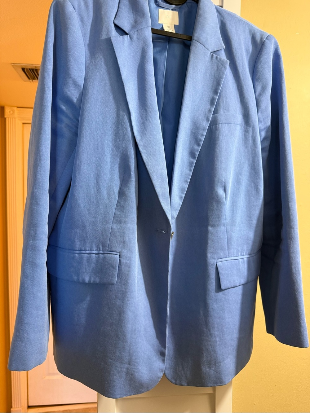 H&M Light Blue Women's Single-Button Blazer